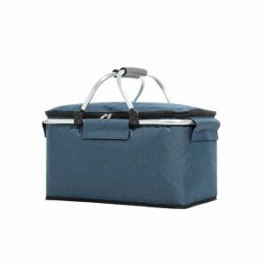 Panier isotherme bleu pour pique-nique - 4 à 6 personnes