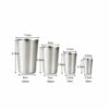 Gobelets inox empilables pour pique-nique – Image 2