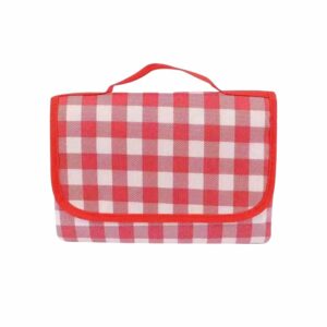 Tapis de pique-nique rouge à carreaux